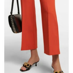 Stella McCartney High-rise Pleated Pants -Stella McCartney Sales unnamed file 1049