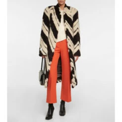 Stella McCartney Embellished Faux Fur Coat