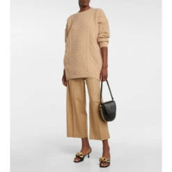 Stella McCartney Cable-knit Virgin Wool Sweater