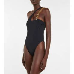 Stella McCartney Chain-link Asymmetric Swimsuit