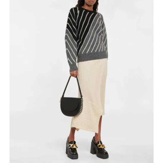 Stella McCartney Skyla Embellished Platform Loafer Pumps