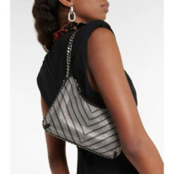Stella McCartney Falabella Crystal-embellished Shoulder Bag