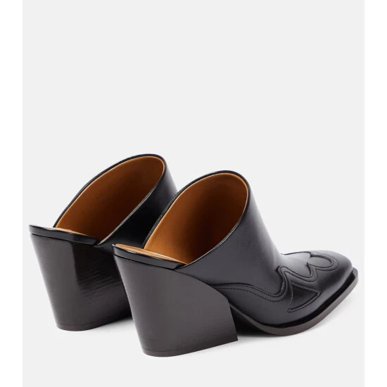Stella McCartney Faux Leather Mules - Image 2