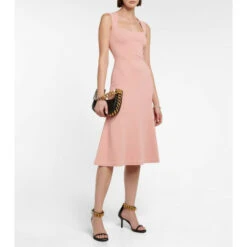 Stella McCartney Square-neck Midi Dress