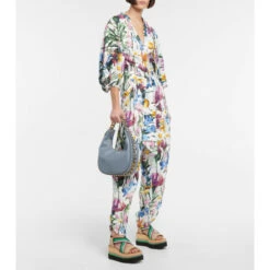 Stella McCartney V-neck Floral Jumpsuit