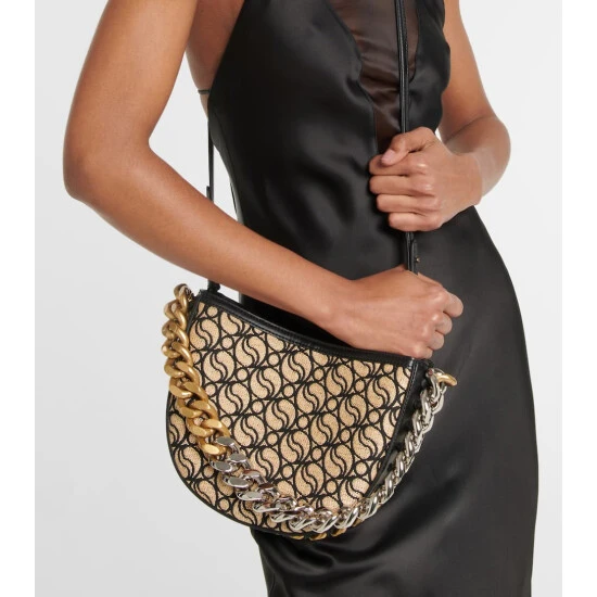 Stella McCartney Frayme Small S-Wave Shoulder Bag - Image 5