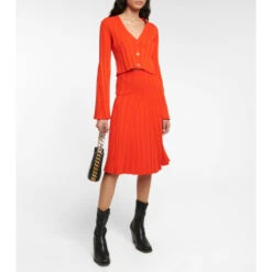 Stella McCartney Ribbed-knit Cotton Cardigan