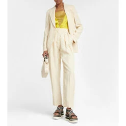 Stella McCartney Mesh-trimmed Satin Camisole