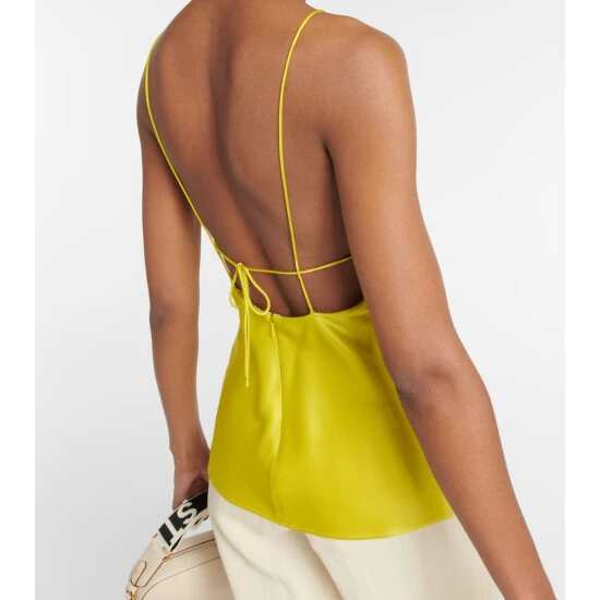 Stella McCartney Mesh-trimmed Satin Camisole - Image 4