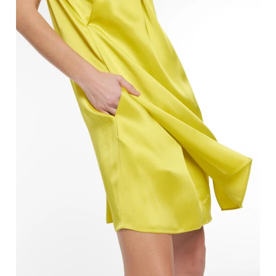 Stella McCartney Halterneck Satin Minidress - Image 4