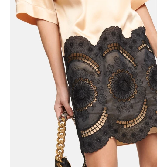 Stella McCartney Embroidered Minidress - Image 4