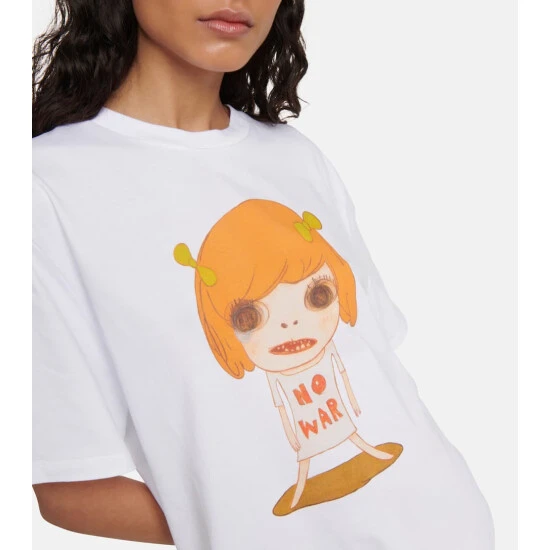 Stella McCartney X Yoshitomo Nara Printed Jersey T-shirt - Image 3