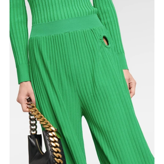 Stella McCartney Ribbed-knit Culottes - Image 3
