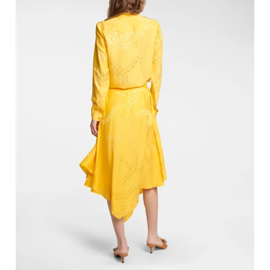 Stella McCartney Asymmetrical Printed High-rise Midi Skirt - Image 2