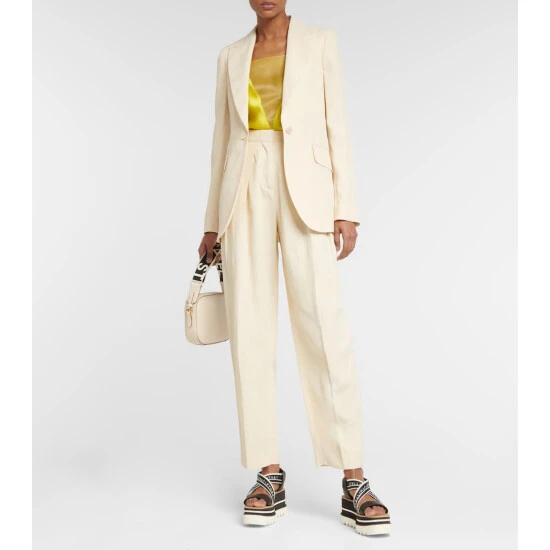 Stella McCartney Linen-blend Blazer