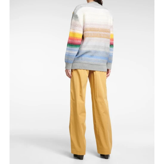 Stella McCartney Festive Smile Intarsia Wool-blend Sweater - Image 2