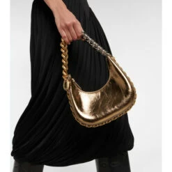 Stella McCartney Frayme Embellished Shoulder Bag