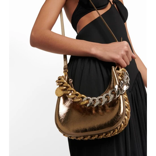 Stella McCartney Frayme Embellished Shoulder Bag - Image 2