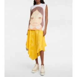 Stella McCartney X Yoshitomo Nara Printed Jersey Tank Top