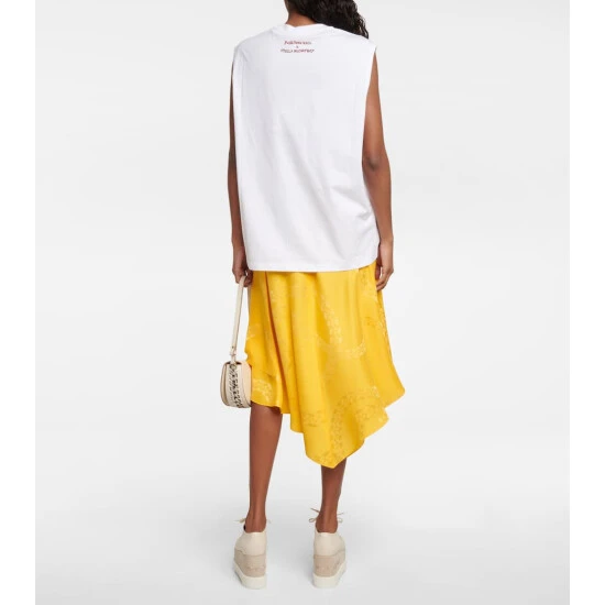 Stella McCartney X Yoshitomo Nara Printed Jersey Tank Top - Image 2