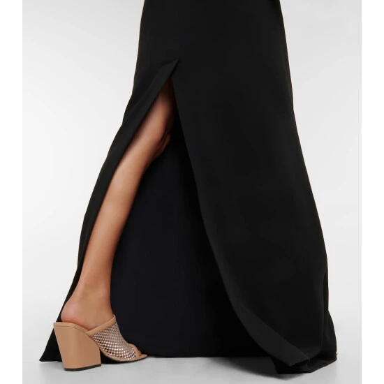 Stella McCartney Mesh-paneled Crêpe Gown - Image 5