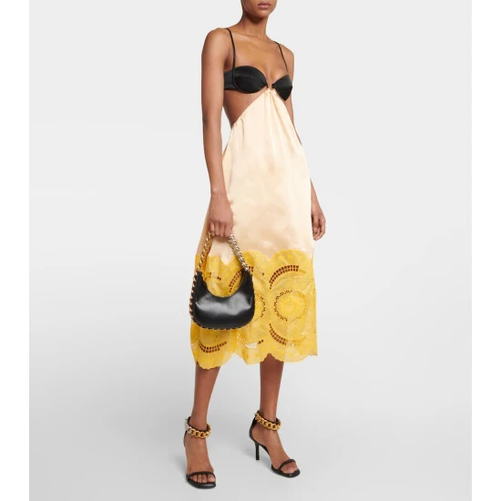 Stella McCartney Embroidered Cutout Gown