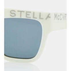 Stella McCartney Flat-brow Logo Sunglasses