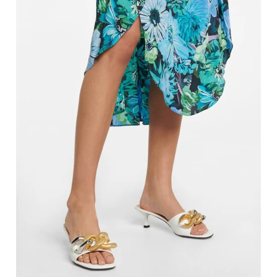 Stella McCartney Falabella Faux Leather Mules - Image 3