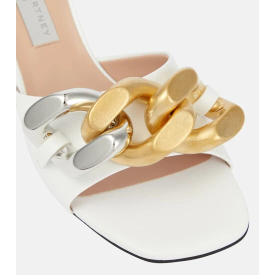 Stella McCartney Falabella Faux Leather Mules - Image 5