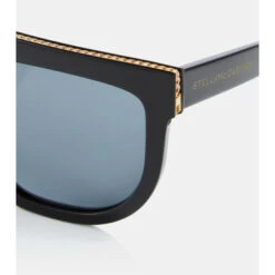 Stella McCartney Chain-detail Acetate Square Sunglasses