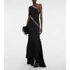 Stella McCartney Embellished One-shoulder Maxi Dress