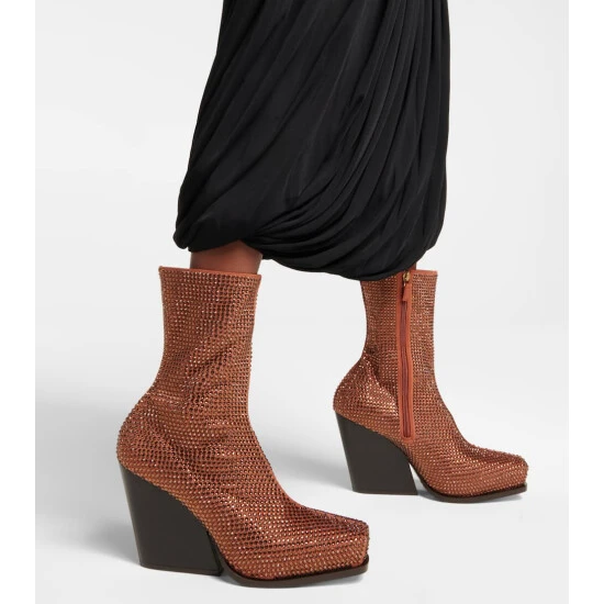 Stella McCartney Embellished Ankle Boots - Image 3