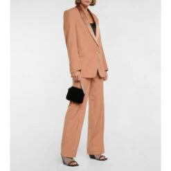 Stella McCartney High-rise Wool Straight Pants