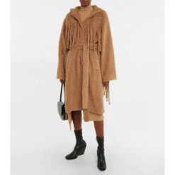 Stella McCartney Fringed Teddy Coat