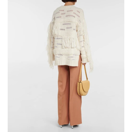 Stella McCartney Fringed Alpaca Blend Sweater - Image 2