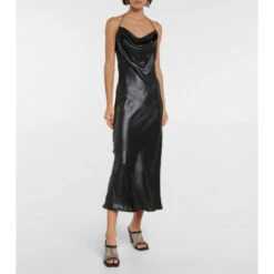Stella McCartney Lamé Slip Dress
