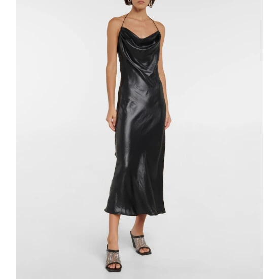 Stella McCartney Lamé Slip Dress