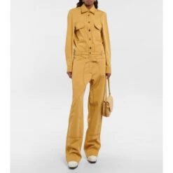 Stella McCartney High-rise Straight Cotton Pants