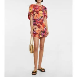 Stella McCartney Floral Silk Minidress