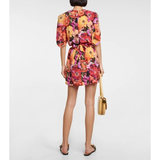 Stella McCartney Floral Silk Minidress - Image 2