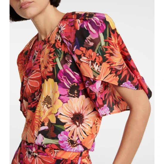 Stella McCartney Floral Silk Minidress - Image 3
