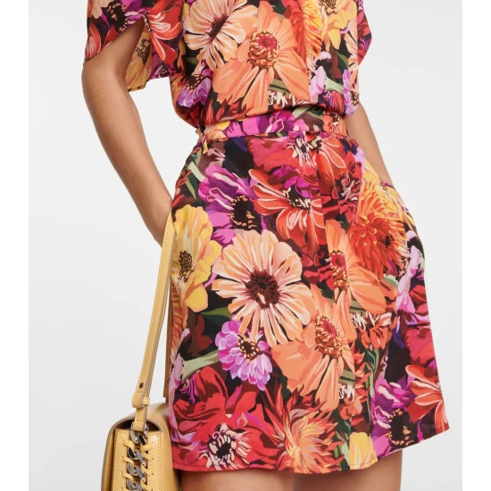 Stella McCartney Floral Silk Minidress - Image 4