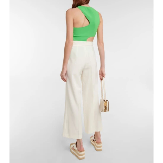 Stella McCartney High-rise Wide-leg Twill Pants - Image 2