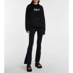 Stella McCartney Ribbed-knit Flared Pants