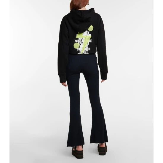 Stella McCartney Ribbed-knit Flared Pants - Image 2