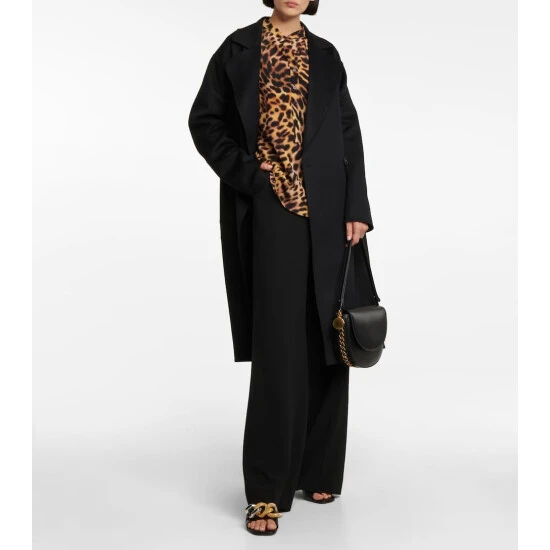 Stella McCartney Cheetah-print Silk Blouse