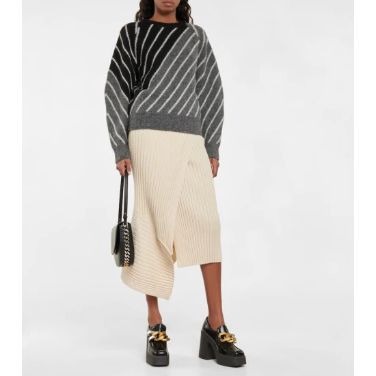 Stella McCartney Striped Wool-blend Sweater