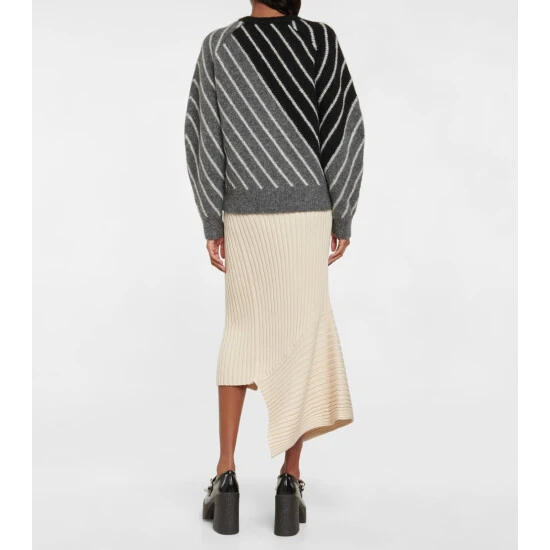 Stella McCartney Striped Wool-blend Sweater - Image 2
