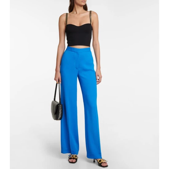 Stella McCartney Tailored Twill High-rise Wide-leg Pants