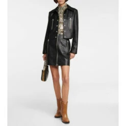 Stella McCartney Faux Leather Cowboy Boots